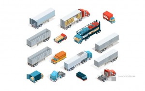 Types of vehicles used in logistics